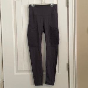 Rae Mode gray moto leggings Size S